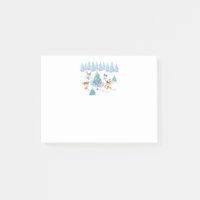 Dancing Forest Animes Weihnachten Wasserfarbe