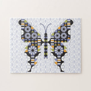Dancing Frack Butterfly Quilfly-Muster Puzzle