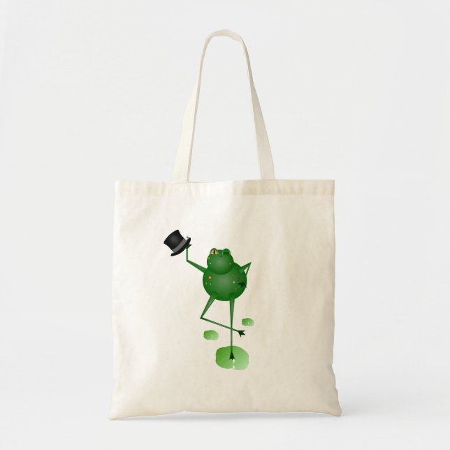 Dancing Frog Tote Bag Tragetasche (Vorne)