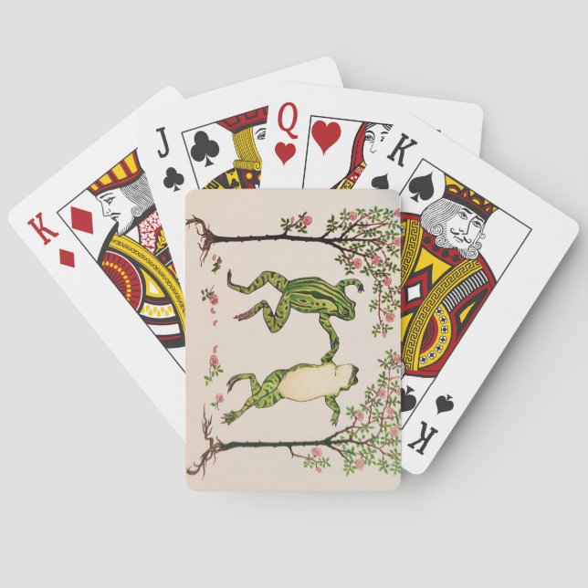Dancing Frogs Playing Cards Spielkarten (Rückseite)