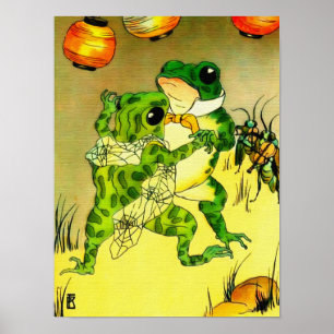 Dancing Frogs Poster