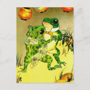 Dancing Frogs Postkarte