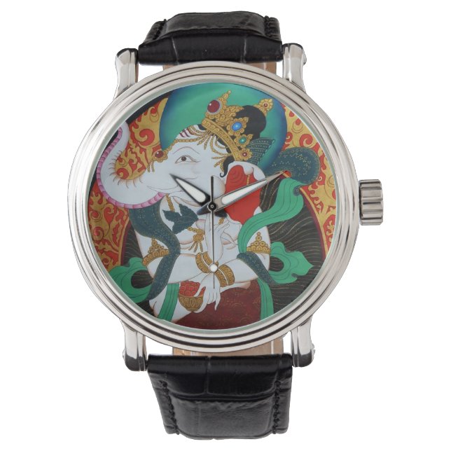 Dancing Ganesh Watch Armbanduhr (Vorderseite)