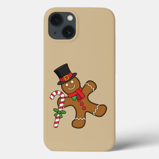 Dancing Gingerbread Man Case-Mate iPhone Hülle (Rückseite)