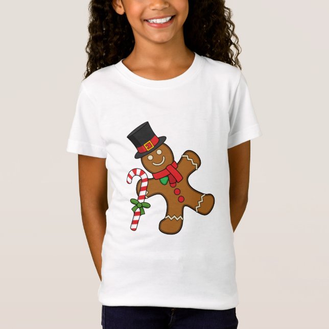 Dancing Gingerbread Man T-Shirt (Vorderseite)