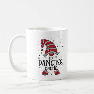 DANCING Gnome Buffalo Kariert Matching Christmas 2 Kaffeetasse