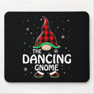 Dancing Gnome Buffalo Kariert Matching Family Chri Mousepad