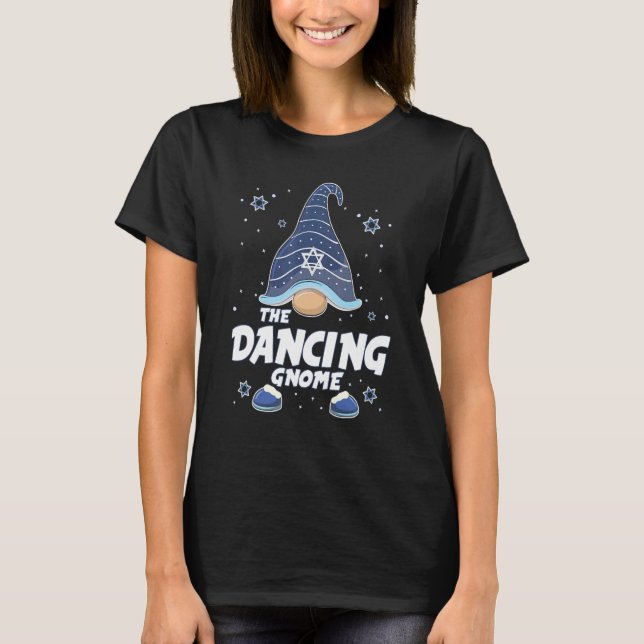 Dancing Gnome  Hanukkah Family Matching for men wo T-Shirt (Vorderseite)