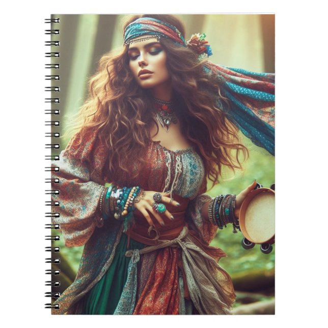 DANCING GYPSI NOTIZBLOCK (Vorderseite)