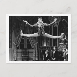 Dancing Harlequin Postcard Postkarte