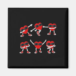 Dancing Hearts Dance Challenge Valentinstag Boys Magnet