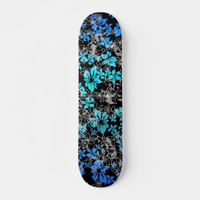 Dancing Hibiskus Skateboard (Vorne)
