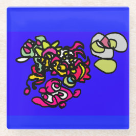 Dancing jellyfishes glasuntersetzer