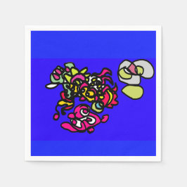 Dancing jellyfishes serviette