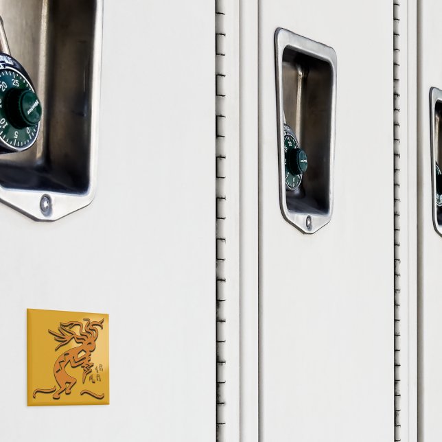 Dancing Kokopelli Merry Maker Musician Magnet (In Situ (Schrank))
