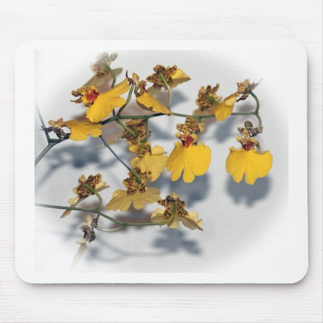 Dancing Lady Yellow Oncidium Orchio Mousepad (Vorne)