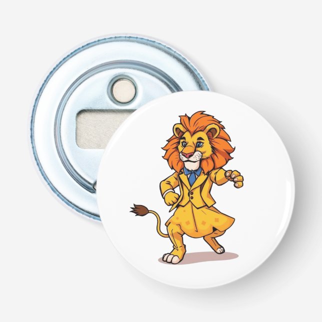 Dancing Lion Flaschenöffner (Vorderseite)