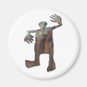 Dancing Man Kupfer Magnet