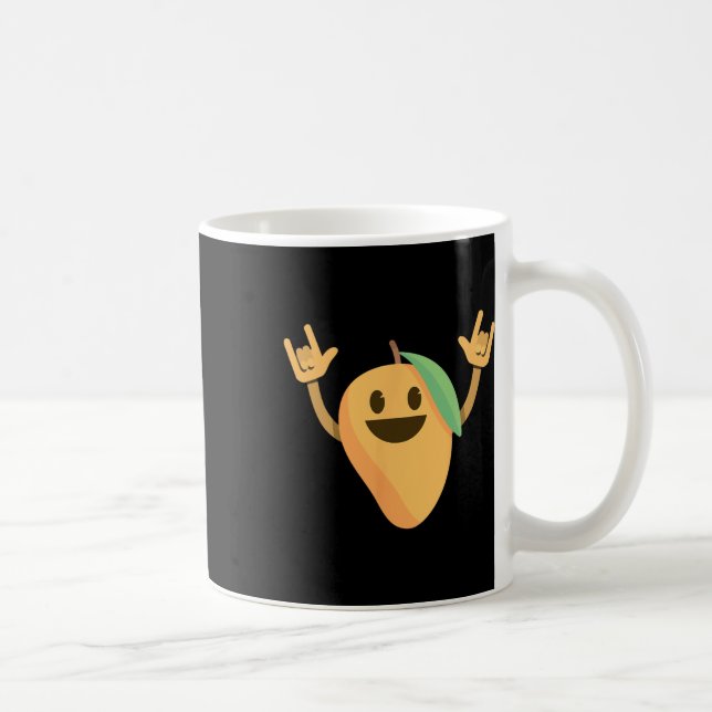 Dancing Mango Funny Dance Fruit Dancer Grafisches  Kaffeetasse (Rechts)