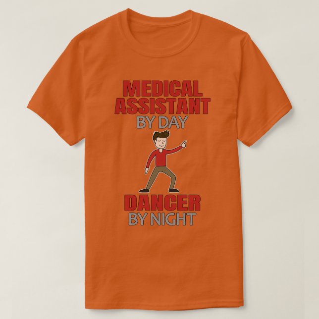Dancing Medical Assistant Men Dancer T-Shirt (Design vorne)