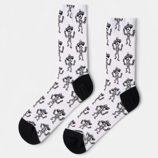 Dancing Mexican Skeleton Socken