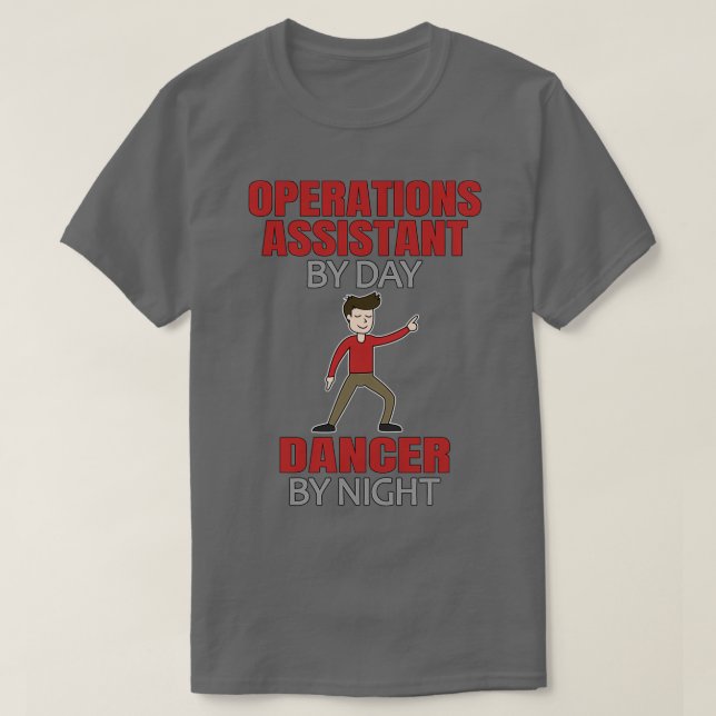 Dancing Operations Assistant Men Dancer T-Shirt (Design vorne)