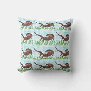 Dancing Otter Kissen