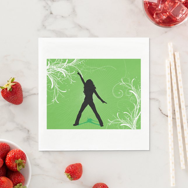 Dancing Paper Napkins Serviette (Von Creator hochgeladen)