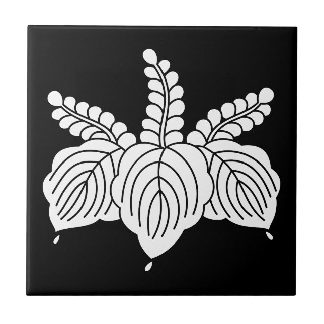 Dancing Paulownia Fliese (Vorderseite)