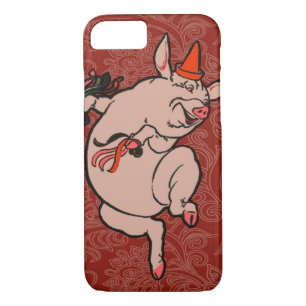 Dancing Pig Antique Niedlich Dancer Case-Mate iPhone Hülle