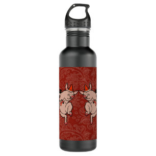 Dancing Pig Antique Niedlich Dancer Trinkflasche