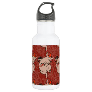 Dancing Pig Antique Niedlich Dancer Trinkflasche
