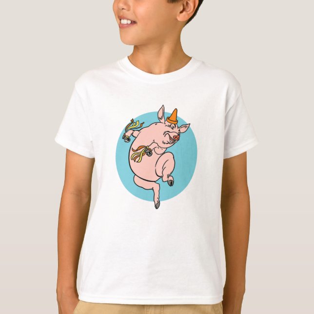 Dancing Pig T-Shirt (Vorderseite)