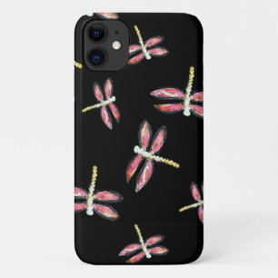 Dancing Pink Dragonfly Girly Case-Mate iPhone Hülle