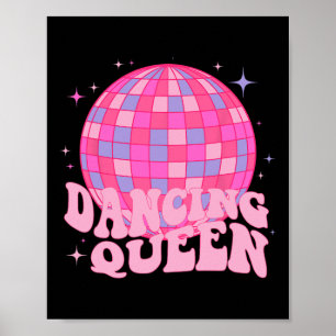 Dancing Queen Dance Mama Dancing 70er 80er Disco Poster