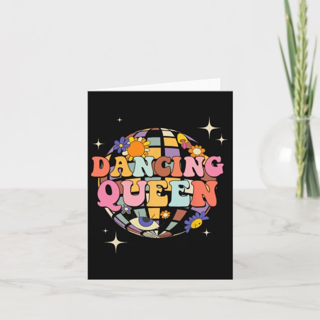 Dancing Queen Dance Mama for Dance Party Karte (Vorderseite)