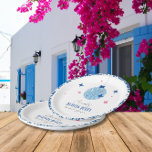 Dancing Queen greek Musical Disco Brautparty Pappteller<br><div class="desc">Griechisch-mediterrane Bougainvillea inspiriert Dancing Queen Brautparty Teller</div>