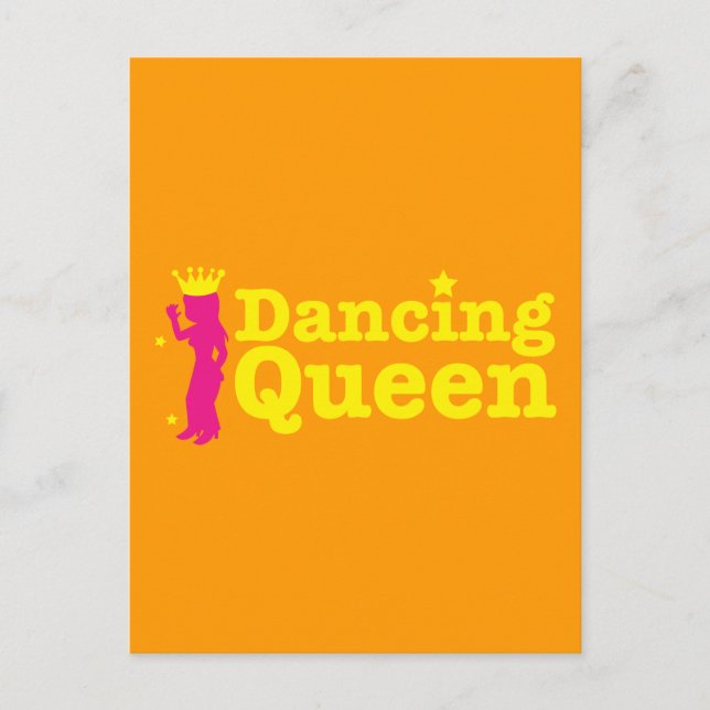 Dancing Queen Postkarte (Vorderseite)