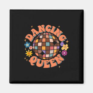 Dancing Queen Retro Bridesmaids Disco Bachelo Magnet