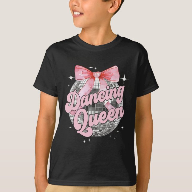 Dancing Queen Shirt Tanzen 70er 80er Women Girl (Vorderseite)