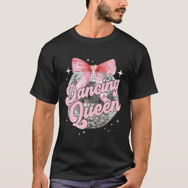 Dancing Queen Shirt Tanzen 70er 80er Women Girl (Vorderseite)