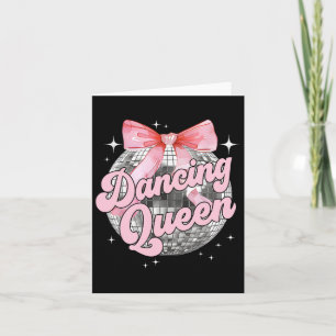 Dancing Queen Shirt Tanzen 70er 80er Women Girl Karte