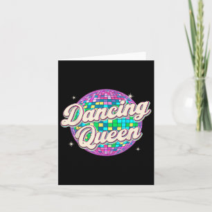 Dancing Queen Shirt Vintag Dancing 70er Kinder Gir Karte
