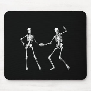Dancing Retro Skeletts Maus Pad Mousepad