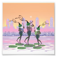 Dancing Singing Party Frogs