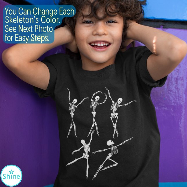 Dancing skeleton ballet dancer funny spooky ghost T-Shirt (Von Creator hochgeladen)