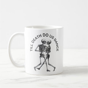 Dancing Skeleton Couple Kaffeetasse