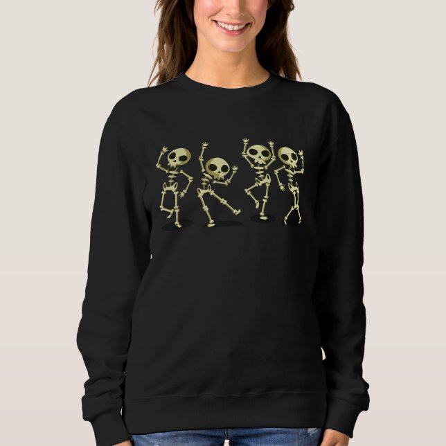 Dancing Skeletons Dance Challenge Boys Girl Kids H Sweatshirt (Vorderseite)