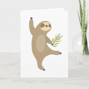 Dancing Sloth   Warum nicht? Karte