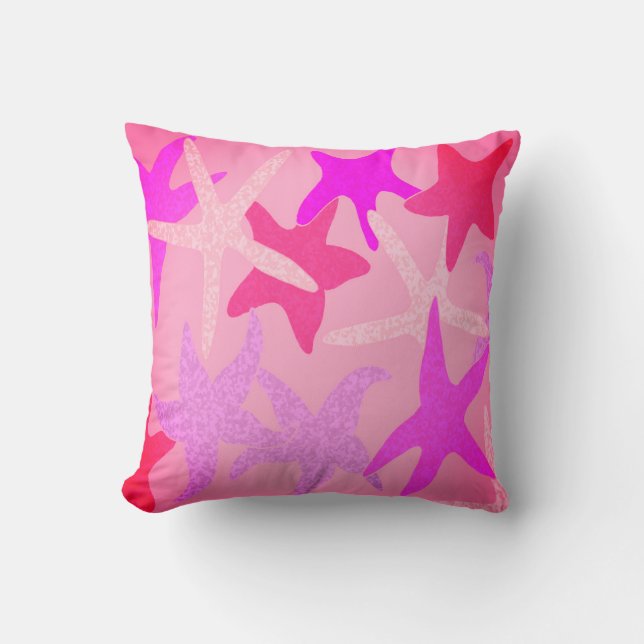 Dancing Starfish Throw Kissen (Vorderseite)